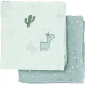 Done by Deer Hydrofiele Doek - 2-pack - Lalee - Blauw - - OneSize - Hydrofiele Doeken