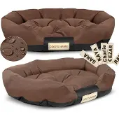 AIO Factory - Hondenbed - Personaliseerbaar - Waterdicht - Bruin