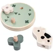 Done by Deer Match & Screw Toy Dotti Baby Toy Groen Kinderen