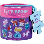 Crocodile Creek Puzzlespiel - 10 Teile - 2 Teile - Let's Begin - - One Size - Puzzlespiele