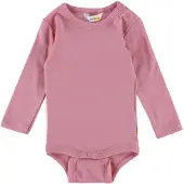 Joha - Kid's Body with Long Sleeves - Merino-ondergoed 80, roze