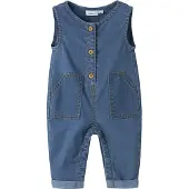 Name it Overalls - NbmEddie - Medium+ Blue Denim - - 68 - Latzhosen