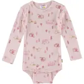 Joha - Kid's Body L/S - Merino-ondergoed 70, roze