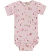 Joha - Kid's Body Short Sleeves - Merino-ondergoed 60, roze
