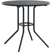 Syfax Terrastafel rond Ø80x72,5 cm gepoedercoat staal antracietkleur
