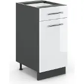 Vicco Fame-Line Keukenonderkast – 40 cm zonder werkblad Wit Hoogglans