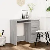 Prolenta Maison Exclusive - Bureau, grijs Sonoma, 90x45x76 cm, houtvezel