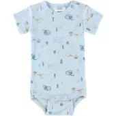Joha - Kid's Body Short Sleeves - Merino-ondergoed 50, grijs