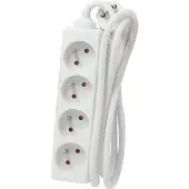 Universeel 4-socket plugboard without power switch Chacon (5 m)