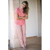 Ringella Grafische pyjama roze | Maat 40
