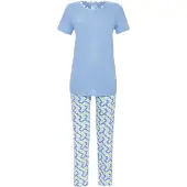 Ringella Grafische pyjama blauw | Maat 48