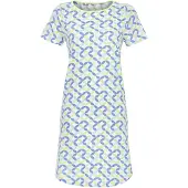 Ringella Grafisch nachthemd blauw | Maat 42
