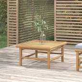 Prolenta Maison Exclusive - Tuintafel, 65x55x30 cm, bamboe