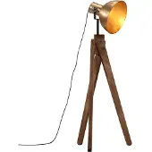 Syfax Vloerlamp 25 W E27 45x45x120 cm antiek messingkleurig