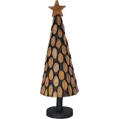 Syfax Kerstboom met standaard Bruin 90 cm Massief teakhout