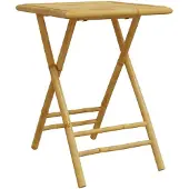 Syfax Tuintafel inklapbaar 55x55x75 cm bamboe