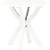 Syfax Bistrotafel Ø70 cm kunststof wit