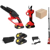 OEM Elektrische reciprozaag, telescopisch ontwerp, borstelloze motor, Rot-3-in-1, 2 batterijen