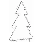 Prolenta Maison Exclusive - Kerstverlichting, silhouet van een kerstboom, 115 LED's