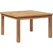 Syfax Salontafel Bruin 60 x 60 x 36 cm Massief Teakhout