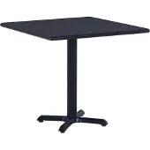 Prolenta Maison Exclusive - Tuintafel, zwart, 80x80x75 cm