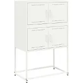 Syfax Dressoir 68,5x38,5x107 cm staal wit