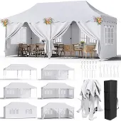 OEM Pop-up paviljoen, tent, waterdicht, UV-bescherming, stabiel aluminium frame, WIT
