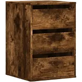 vidaXL Ladekast 40x41x58 cm bewerkt hout gerookt eikenkleurig