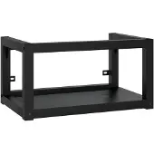 Syfax Wastafelframe wandgemonteerd 59x38x31 cm ijzer zwart