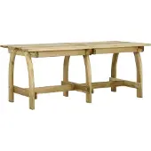 Syfax Tuintafel 220x74x75 cm geïmpregneerd grenenhout