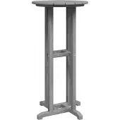 Syfax Bartafel Lichtgrijs 55 x 55 x 107 cm Polyetheen