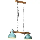 Syfax Hanglamp 25 W E27 85x28x109 cm verweerd blauw