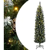 Prolenta Maison Exclusive - Kunstkerstboom, slank model, 300 LED-lampjes, 240 cm