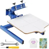 OEM Zeefdrukpers, 1 kleur, met instelbare spanning