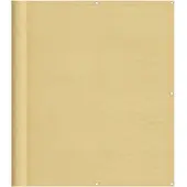 vidaXL Balkonscherm 120x700 cm 100% oxford polyester zandkleurig
