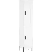 Syfax Hoge kast 34,5x34x180 cm bewerkt hout wit