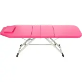 OEM Massagetafel, draagbaar ontwerp, afneembaar kussen, roze