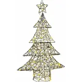 Syfax Kerstboom met 120 LED Warmwit 150 cm Rattan