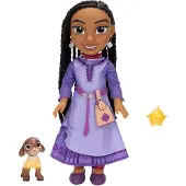 Disney Wens Pop m. Geluid - 38 cm - Asha - Wish - OneSize - Poppen