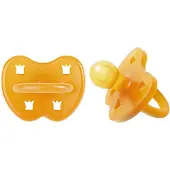 Hevea Schnuller - 3-36 Mt. - 2er-Pack - Naturgummi - - 0-3 Jahre - Schnuller