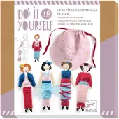 Djeco Kreativset - Worry Dolls DIY - Sweet Night - - One Size - Kreatives Spielset