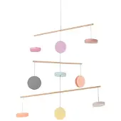 PlanToys Baby-Mobiles - Pastel - - One Size - Baby-Mobile