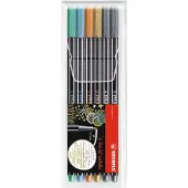 Stabilo Pen 68 Metallic 6-set