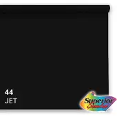 Superior Achtergrondpapier 44 Zwart Jet 1,35 X 11m