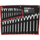 YATO Spanner, COMBINATIESLEUTELSET 632MM 25ST (19 mm, 12 mm, 18 mm, 30 mm, 20 mm, 14 mm, 15 mm, 13 mm, 24 mm, 32 mm, 17 mm, 21 mm, 27 mm, 25 mm, 16 mm, 22 mm, 11 mm, 10 mm)