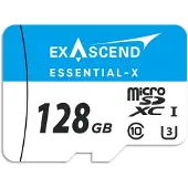 EXASCEND Essential-X Micro SD Card 128G