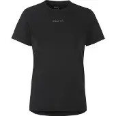 Craft Adv Essence 2 Hardloopshirt Dames - Zwart | Maat: M