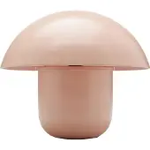 Kare Tafellamp Mushroom, geel / oranje, Woon-/ Eetkamer, metaal, Vintage, tafellamp