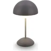 Briloner LED tafellamp op accu Kugle, antraciet, metaal, IP44, dimbaar. dimbaar, zwart, metaal, Modern