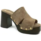 Lazamani 31265 Slippers | Maat 37 Dames Taupe